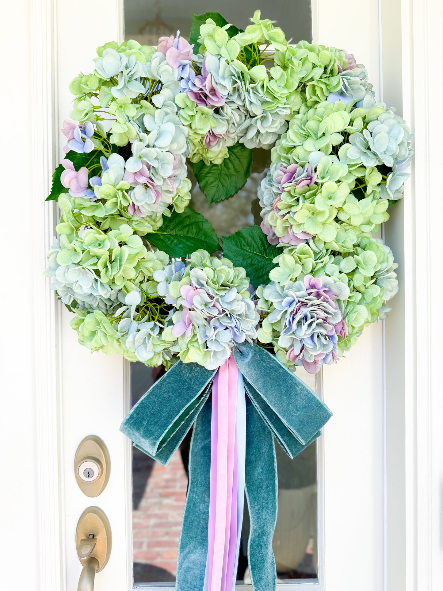 English Garden Hydrangea Wreath