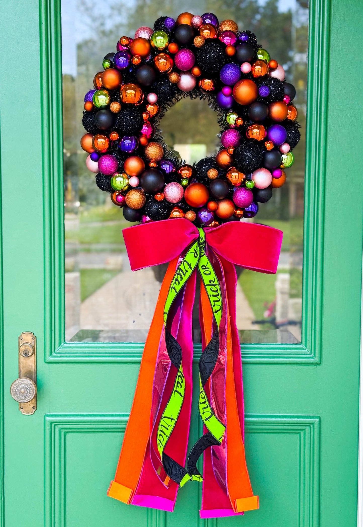 Bewitched Baubles Halloween Wreath