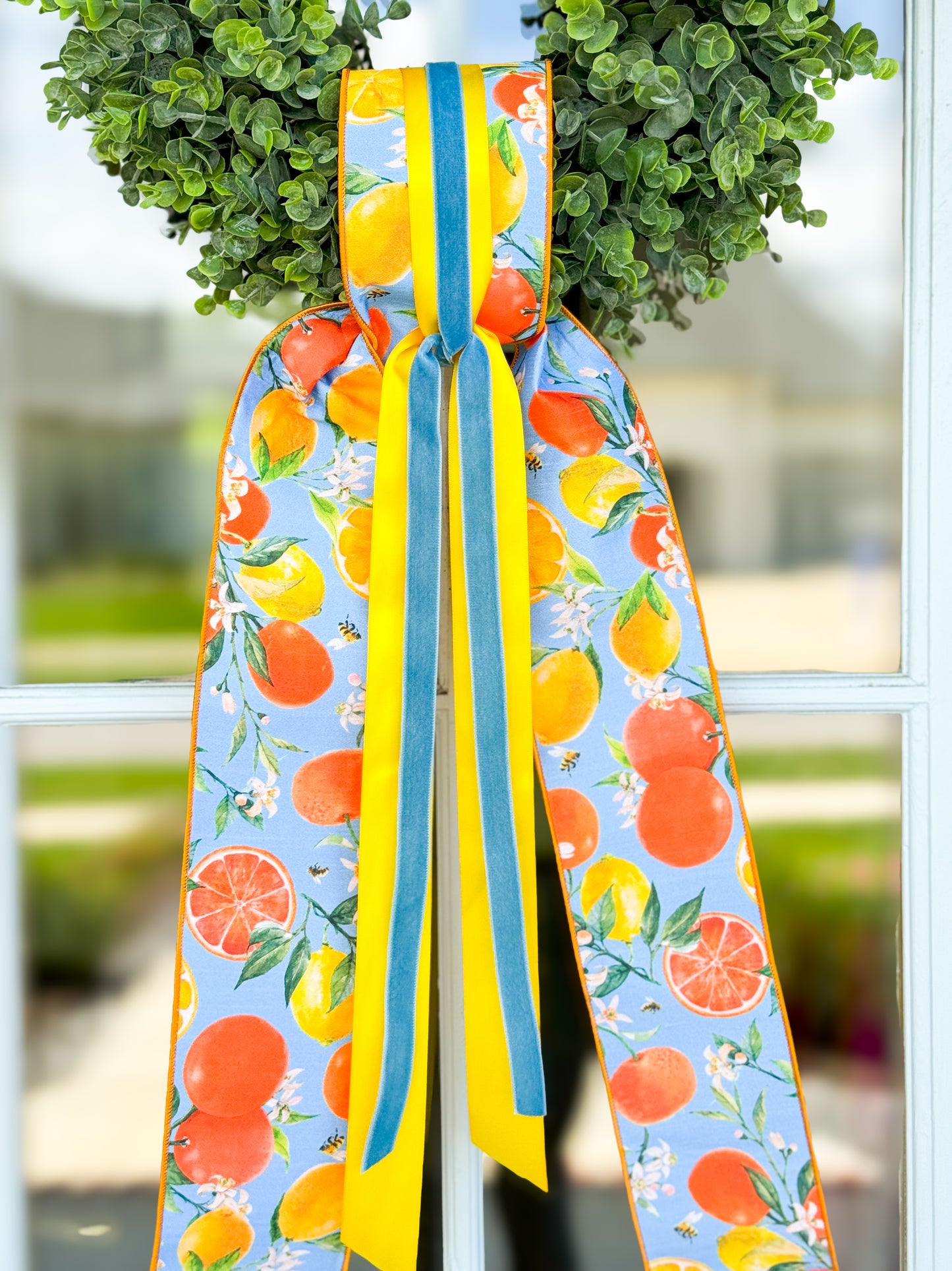 The Summer Citrus Wreath And Sash