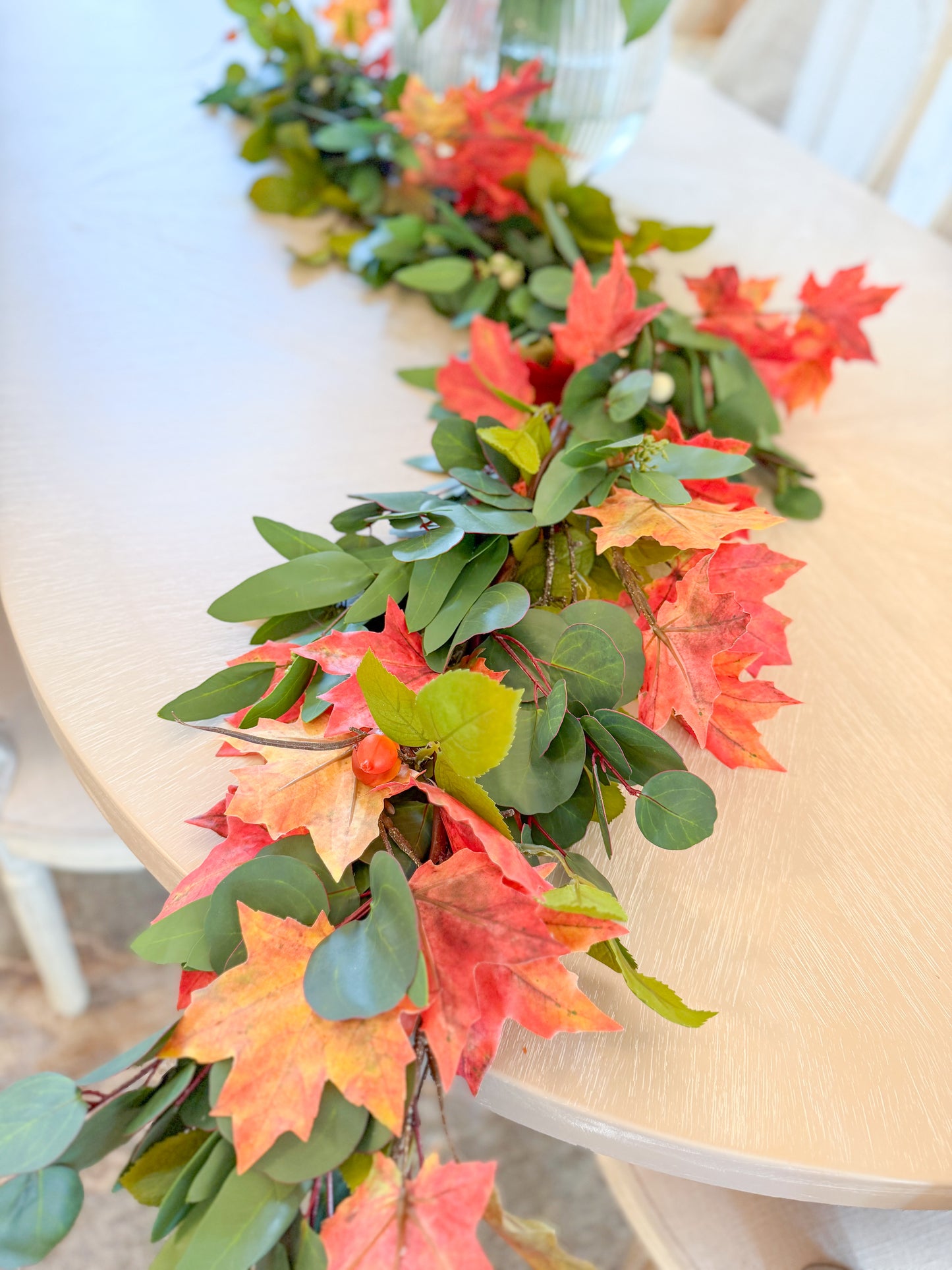 Fall Mixed Eucalyptus & Maple Garland
