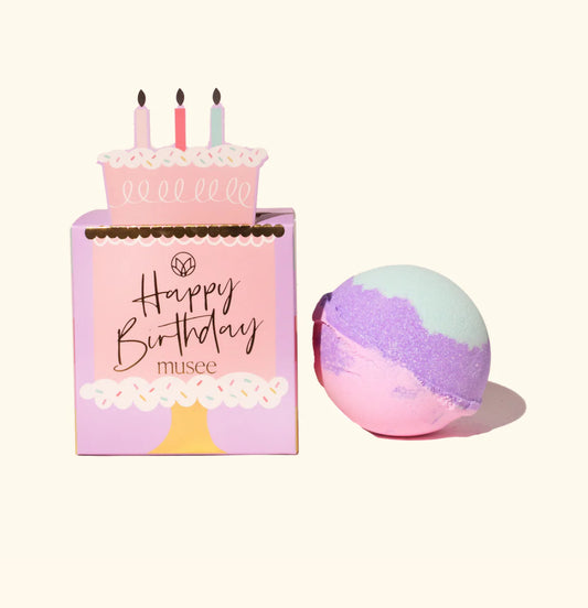 Musee Birthday Cake Boxed Bath Balm