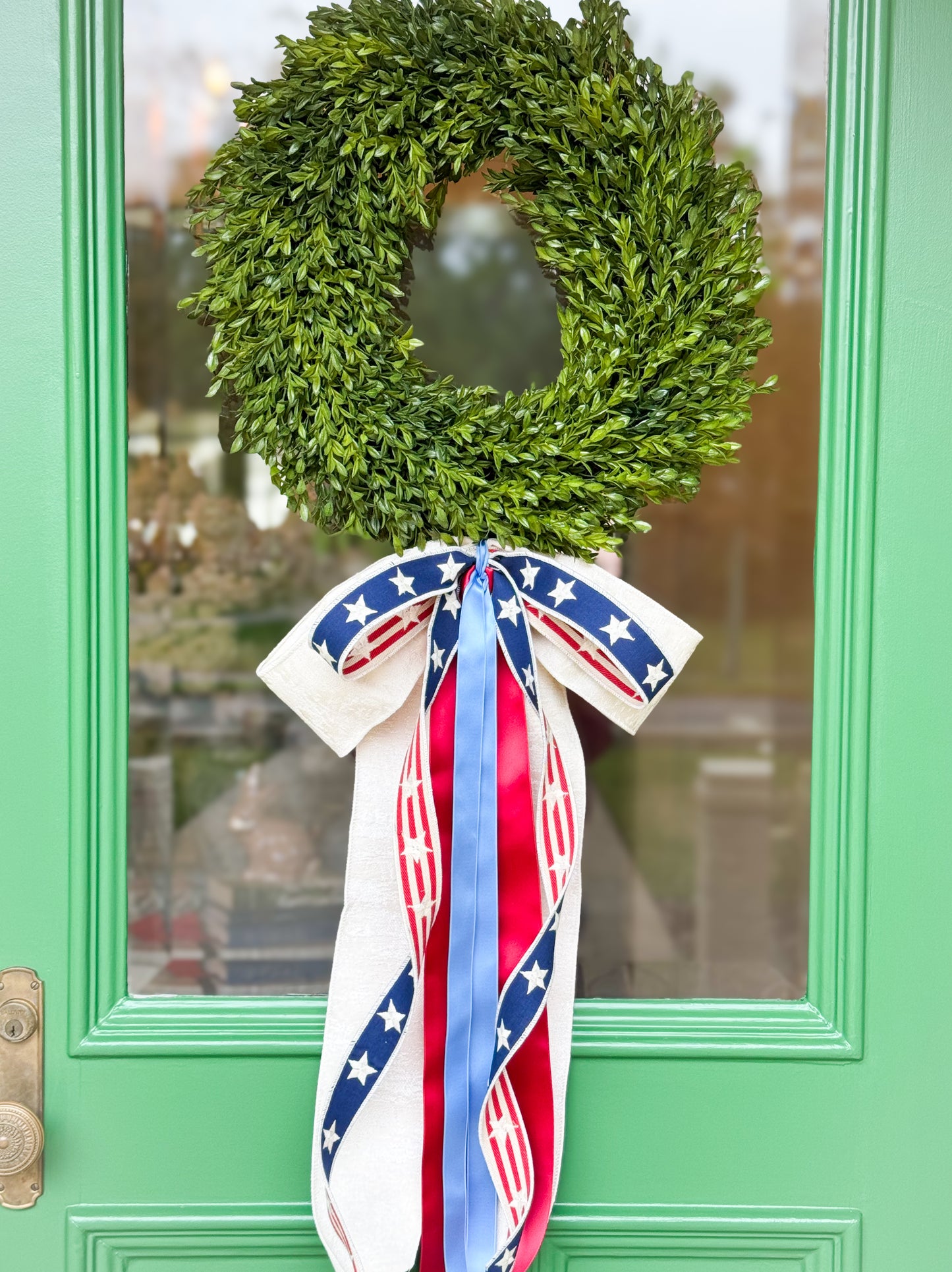 Miss America Tea Leaf Wreath