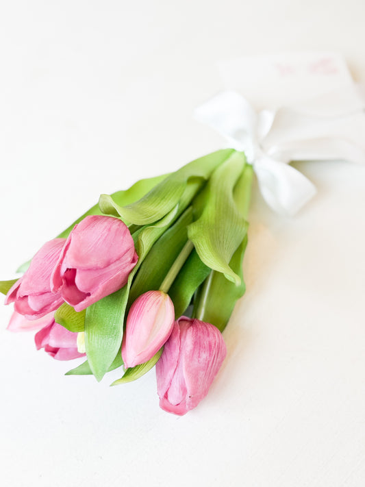 Pink And Purple Tulip Dance Bouquet