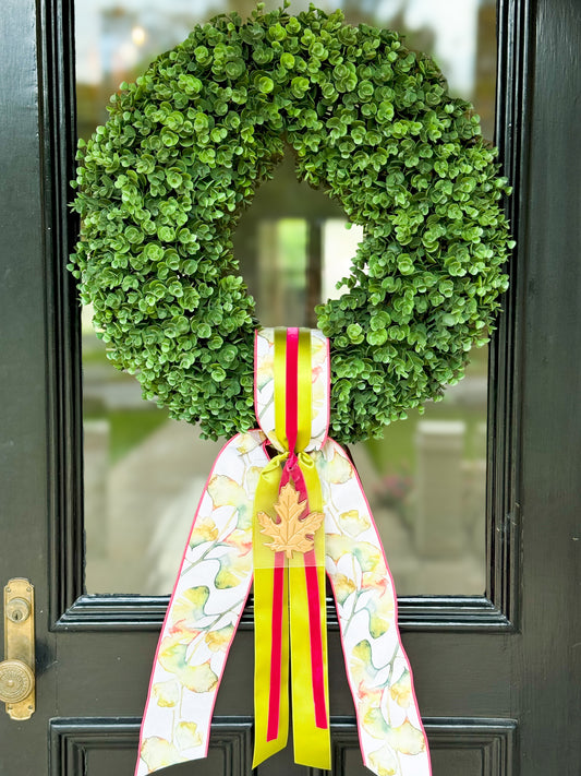 Harvest Wreath And Sash
