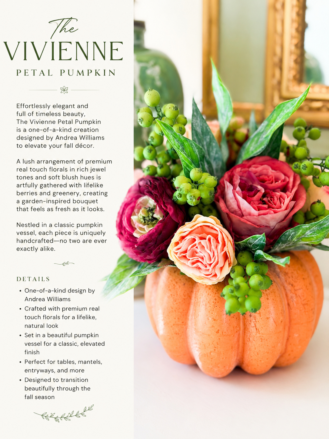 The Vivienne Petal Pumpkin