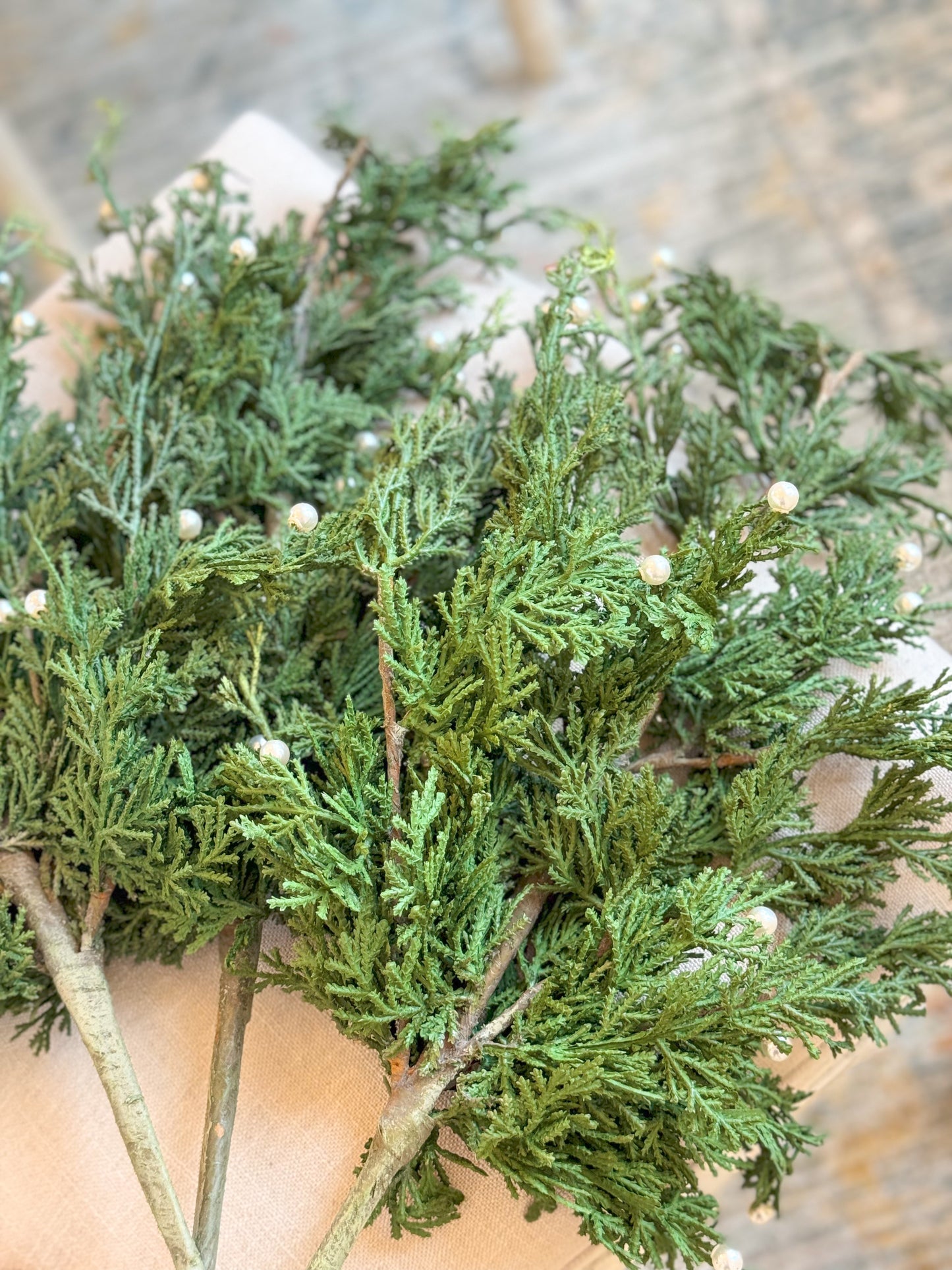 Cedar Pearl Stem Bundle