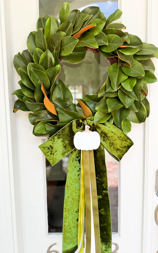 Gilded Gatherings Magnolia Wreath