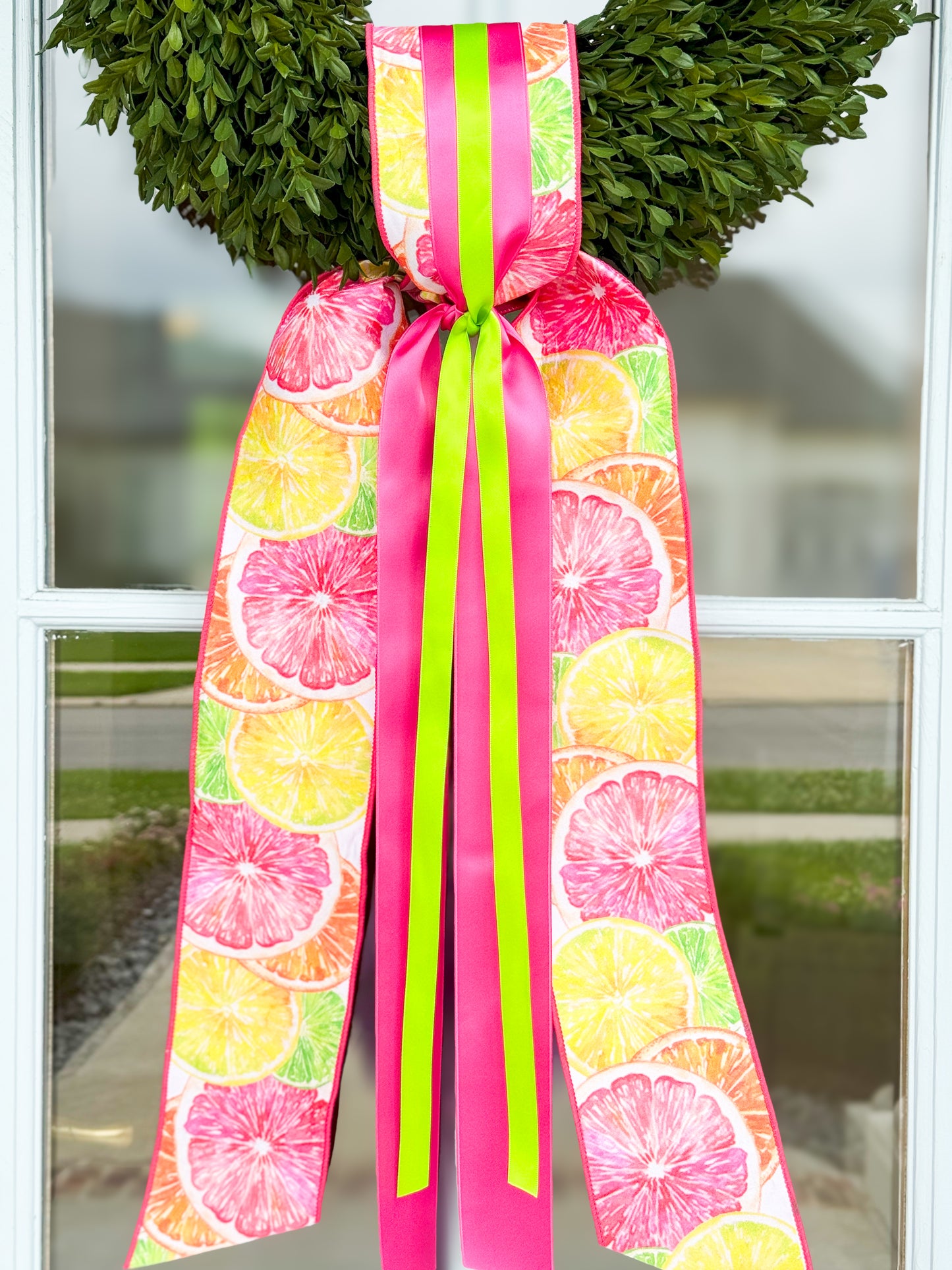 The Summer Citrus Wreath And Sash