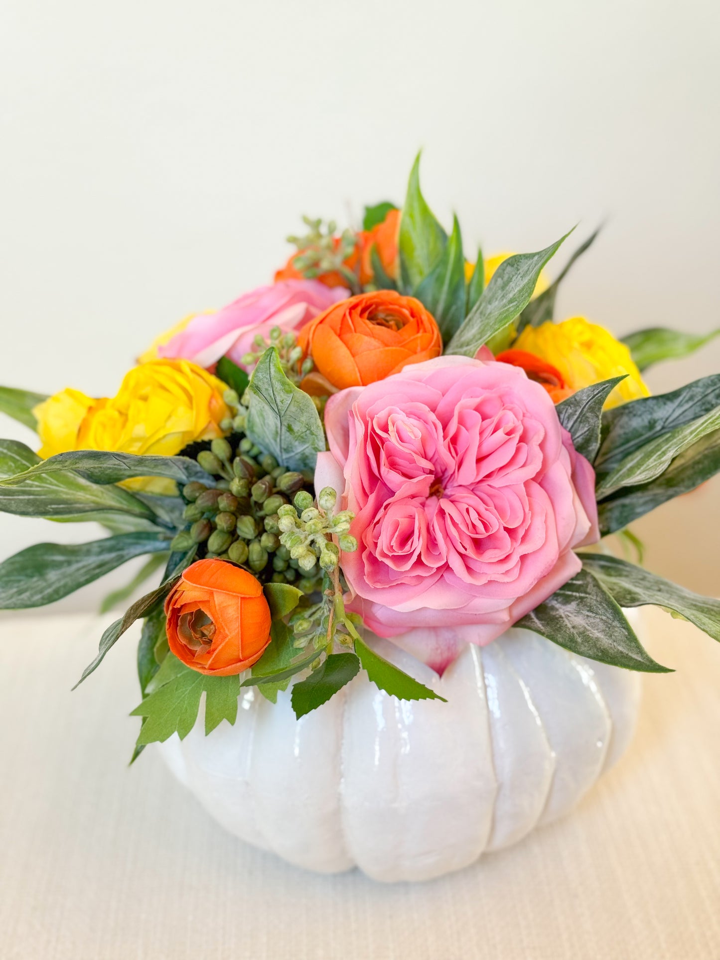 Medium Sunset Charm Pumpkin Arrangement