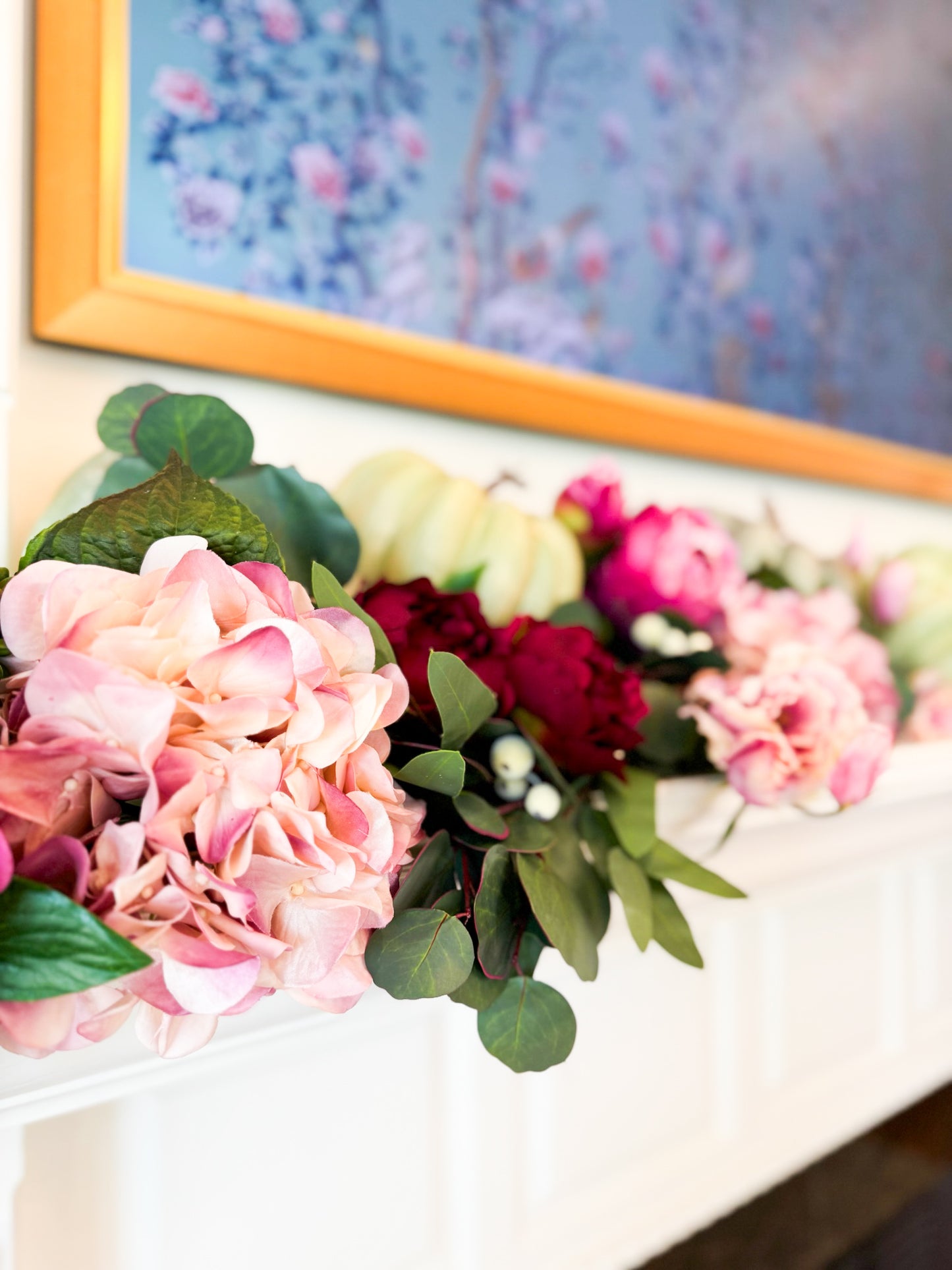 Peony Harvest Fall Décor Box