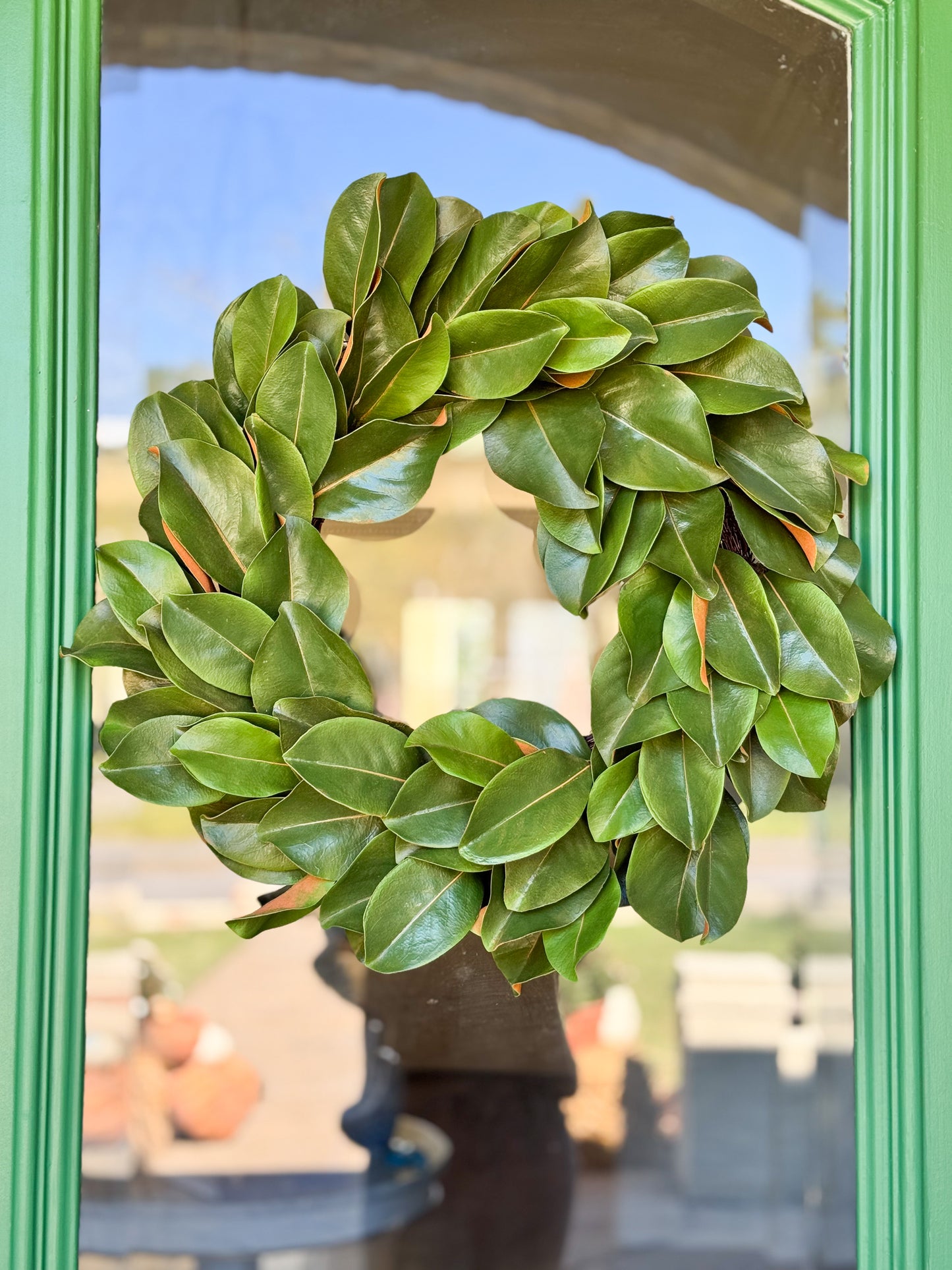 RL Noel Magnolia Wreath & Sash