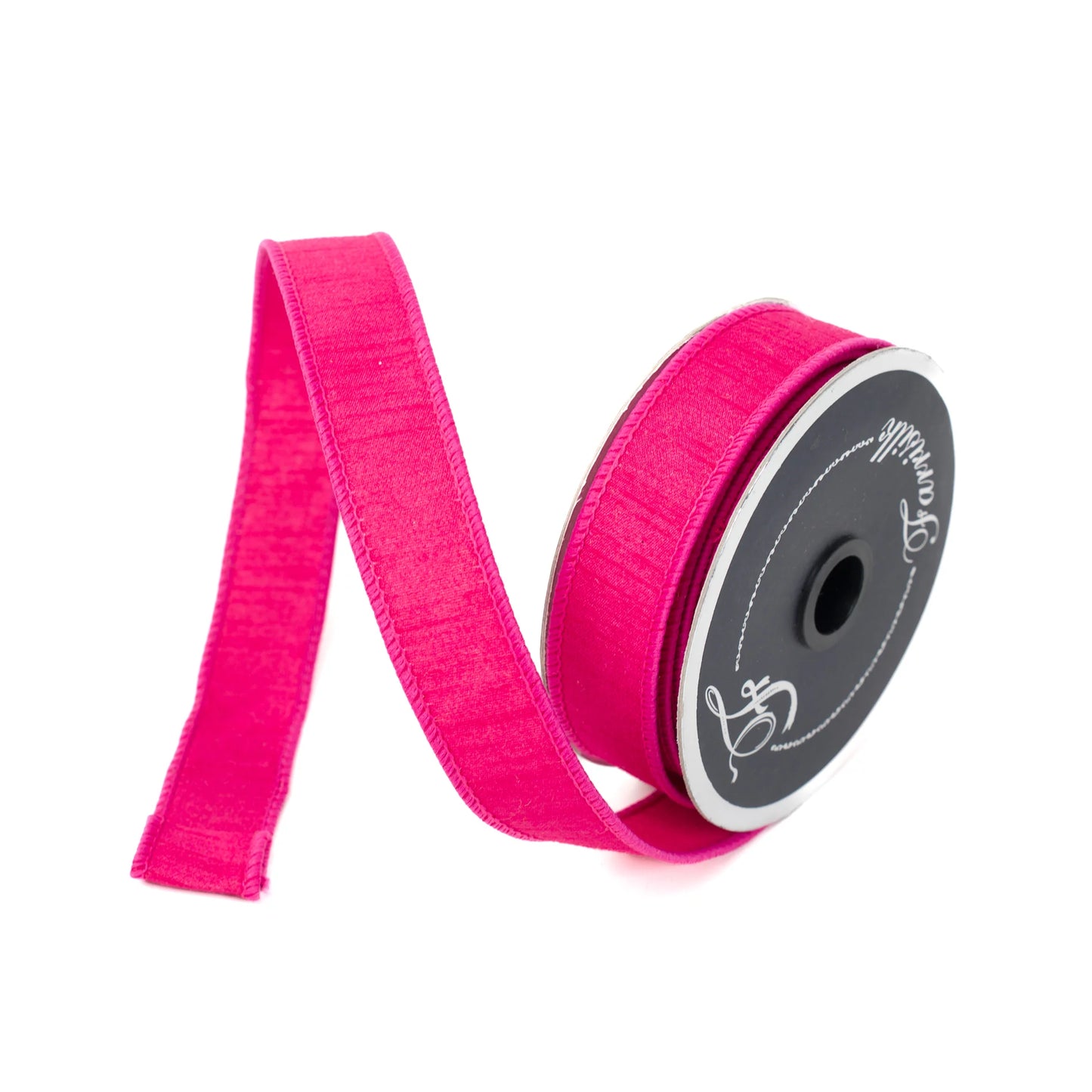 Hot Pink Dupion Ribbon