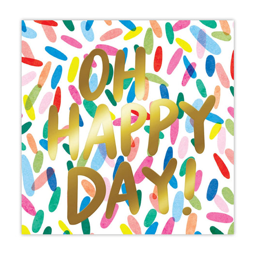 Oh Happy Day Beverage Napkins