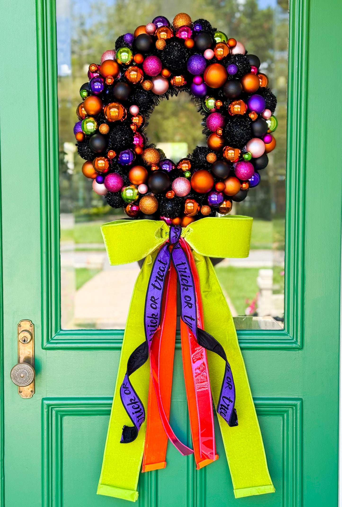 Bewitched Baubles Halloween Wreath