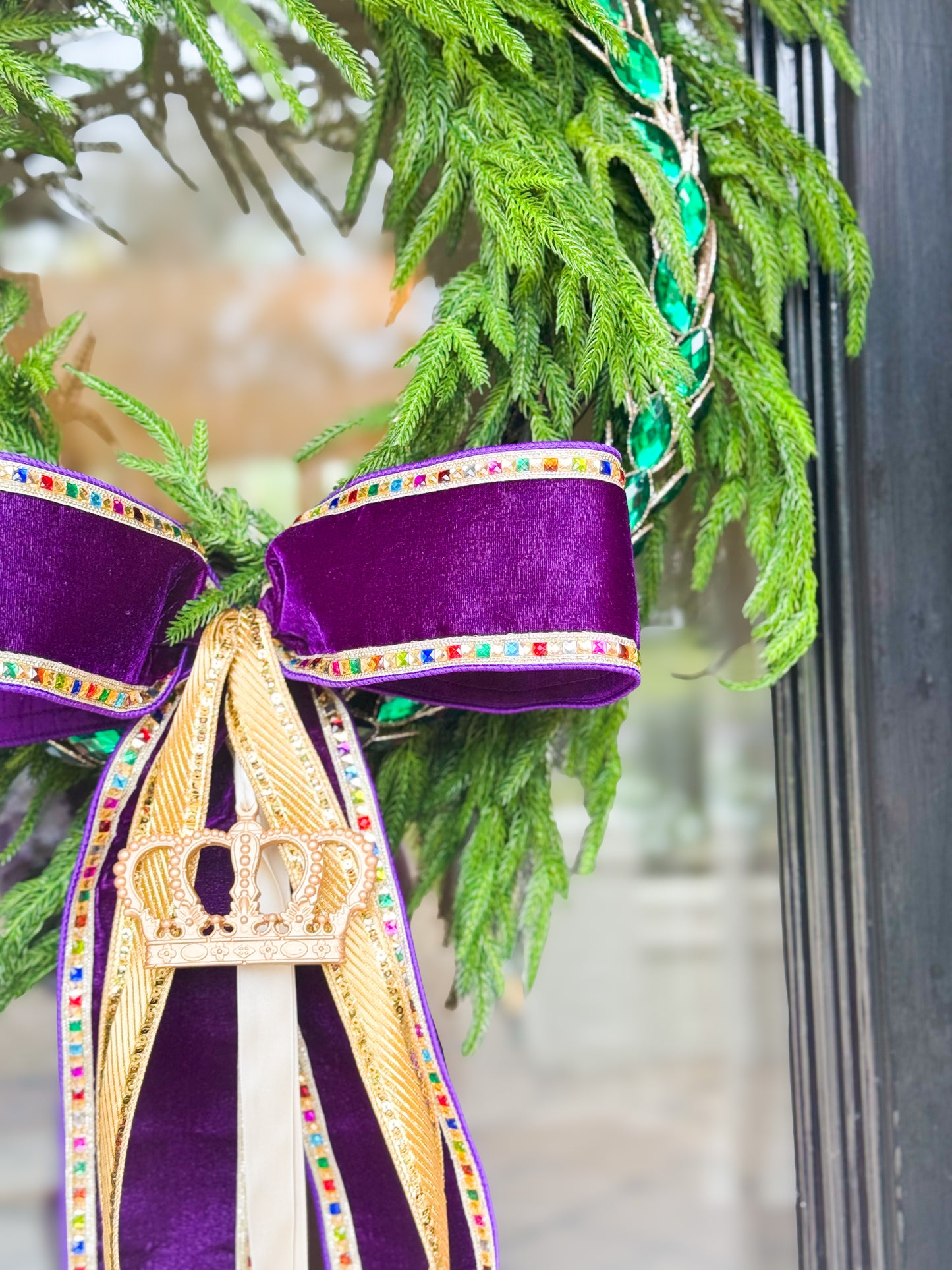 Queen of the Krewe Wreath