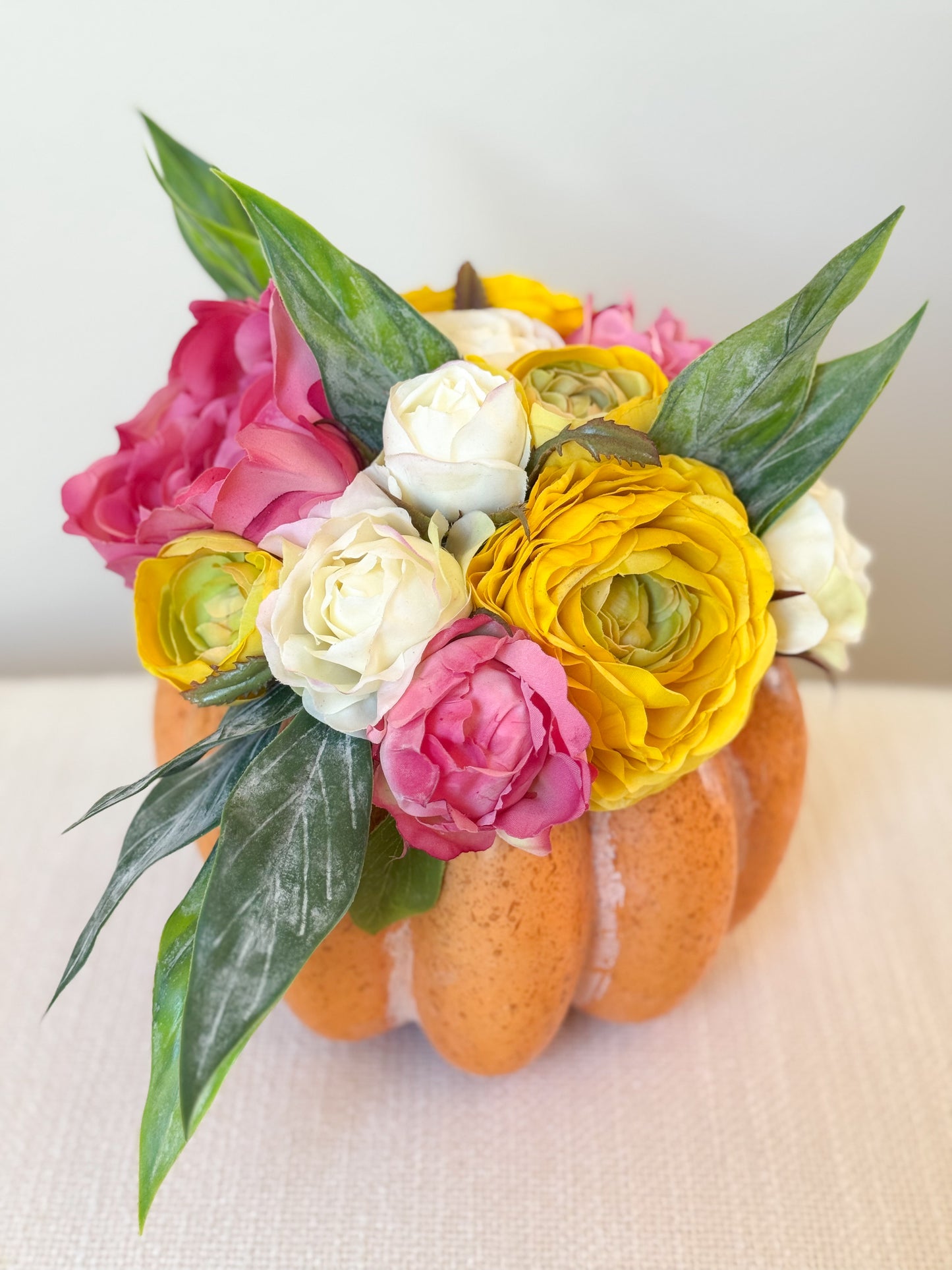Small Golden Harvest Pumpkin Arrangement