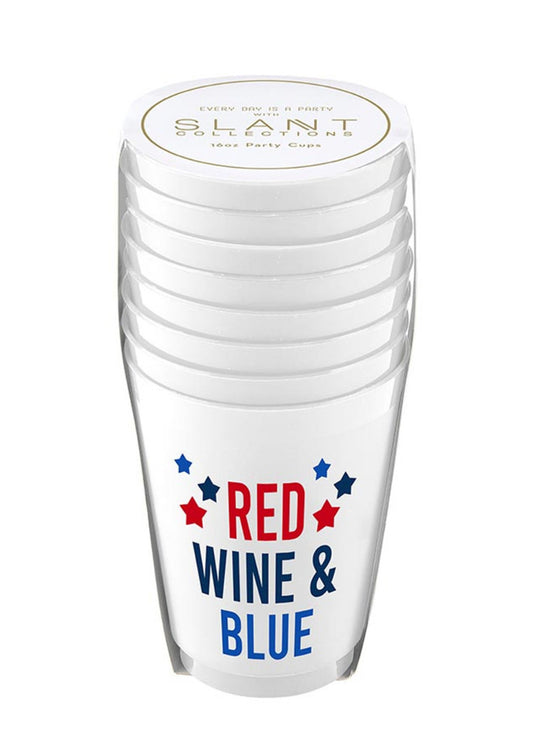 Frost Cups Red Wine & Blue