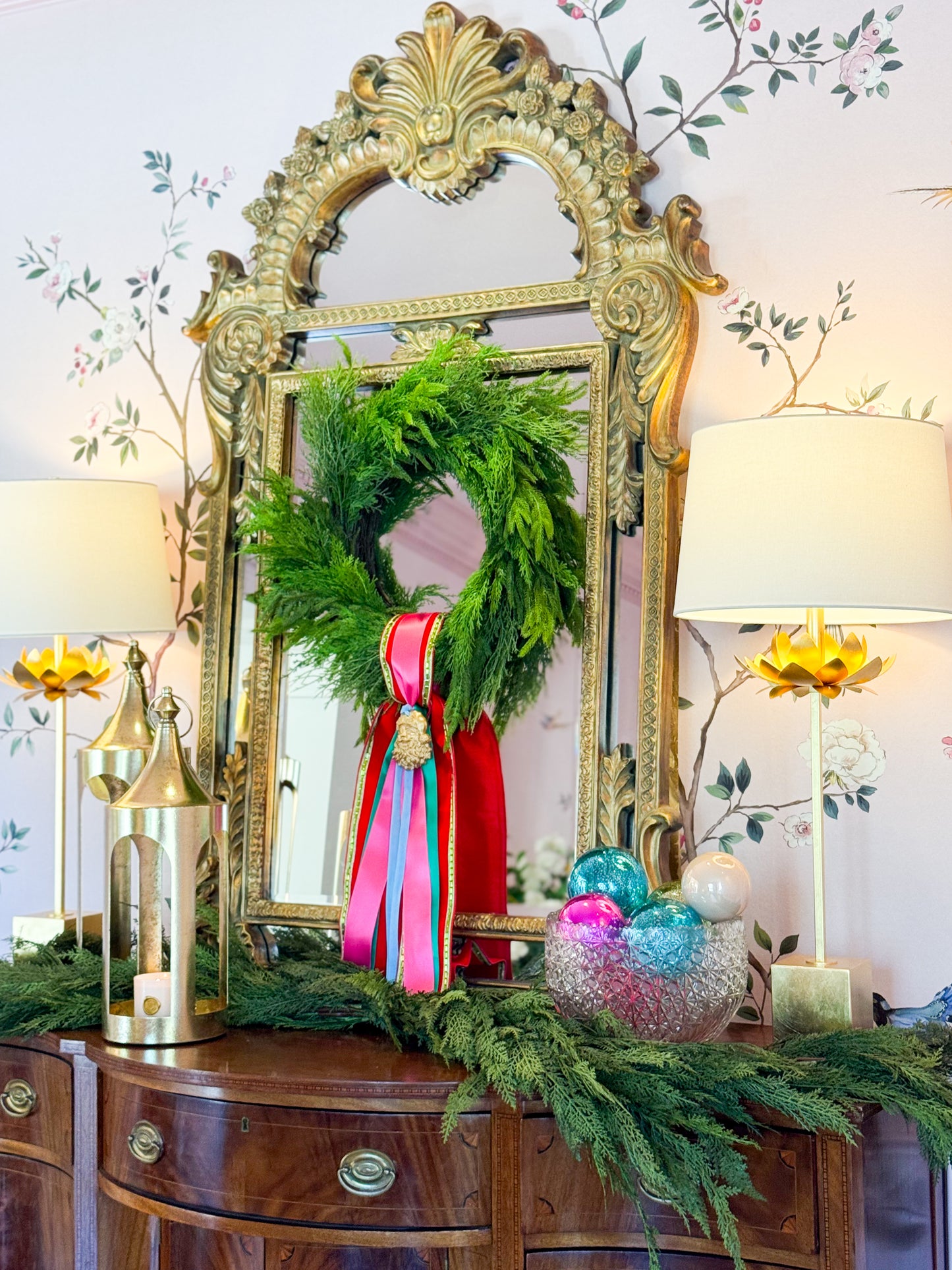 The Joyeux Noel Christmas Wreath