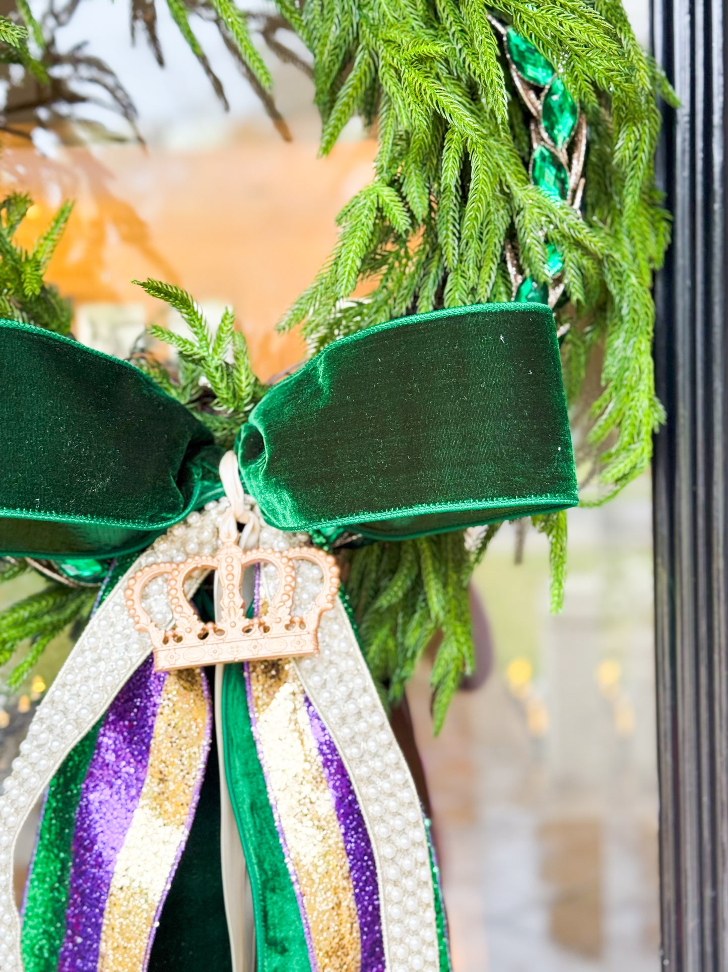 Queen of the Krewe Wreath