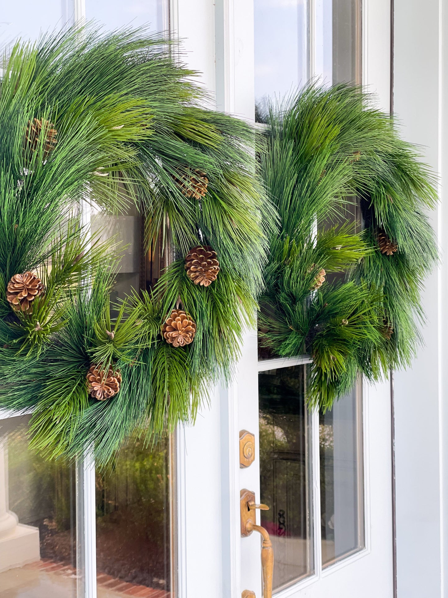 Long Needle Pine Wreath And Garland Bundle
