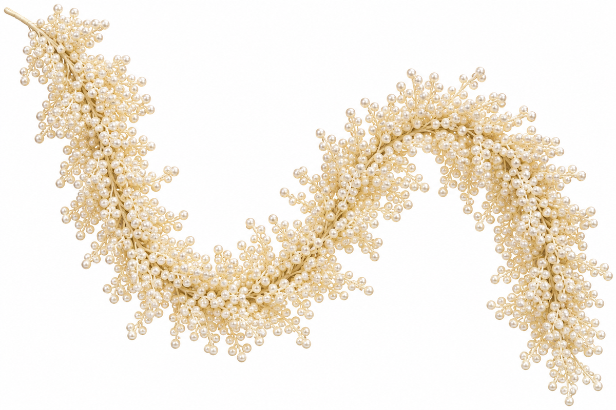 6’ Pearlized Berry Garland