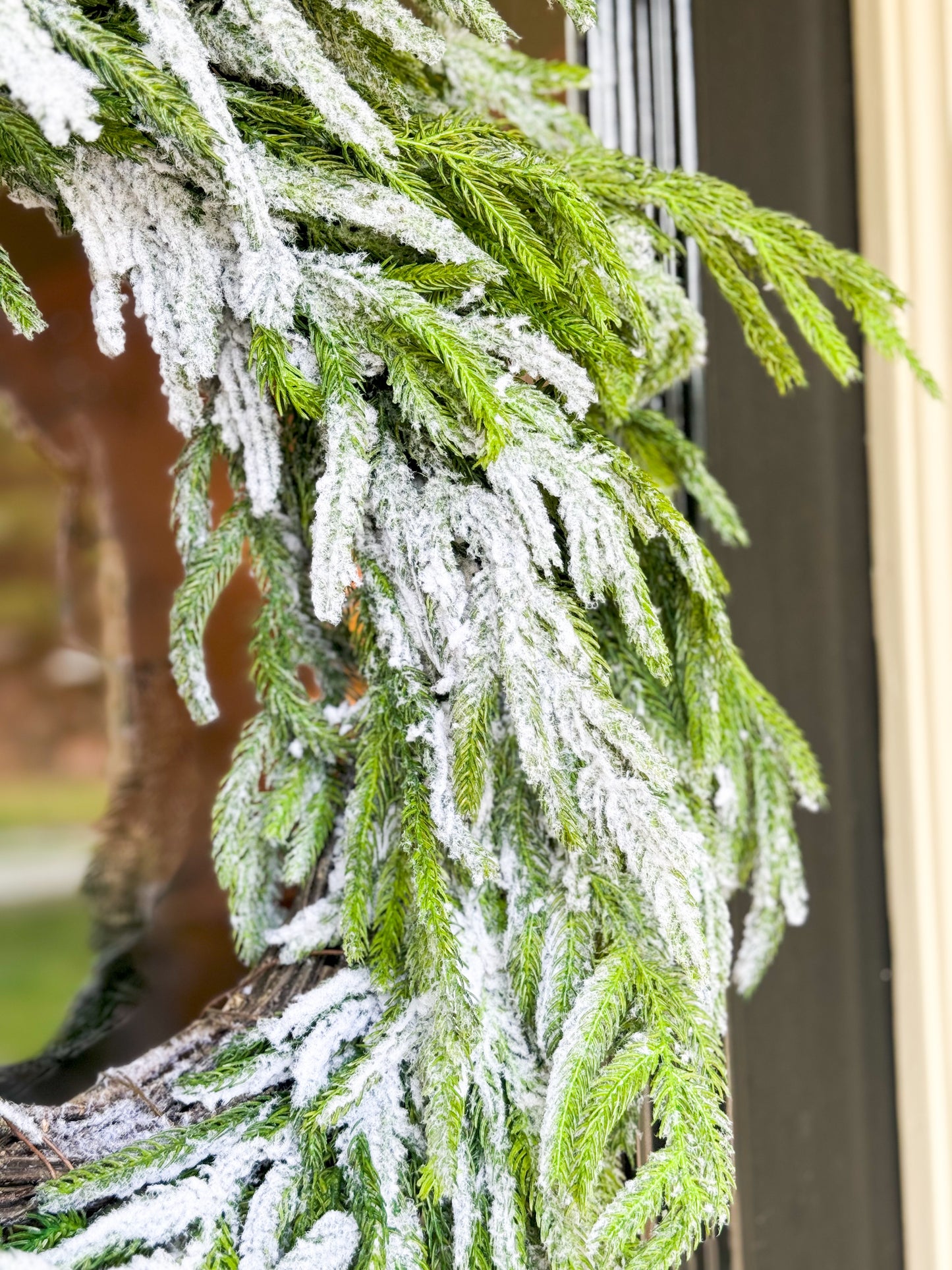 Snowy Fir Pine Wreath