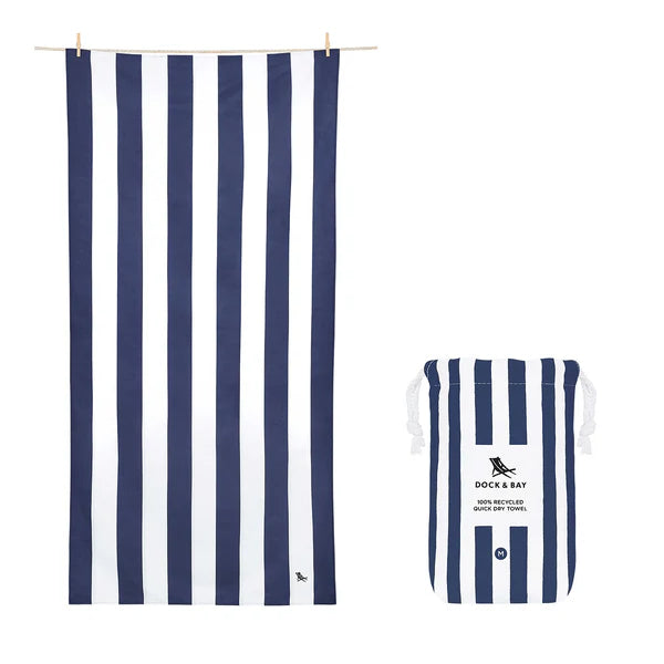 Navy Quick Dry Towel