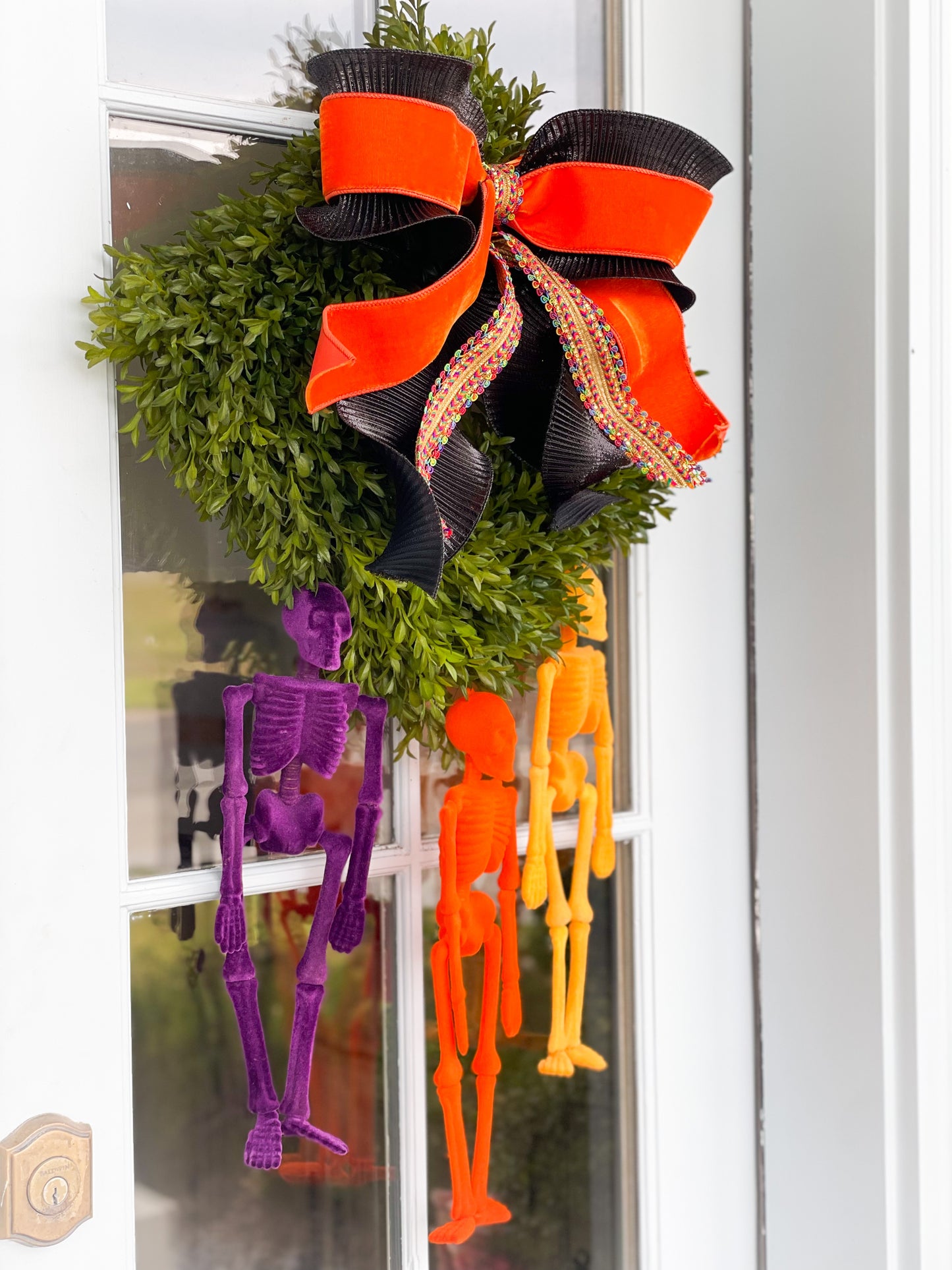 Spooky Scary Skeletons Wreath
