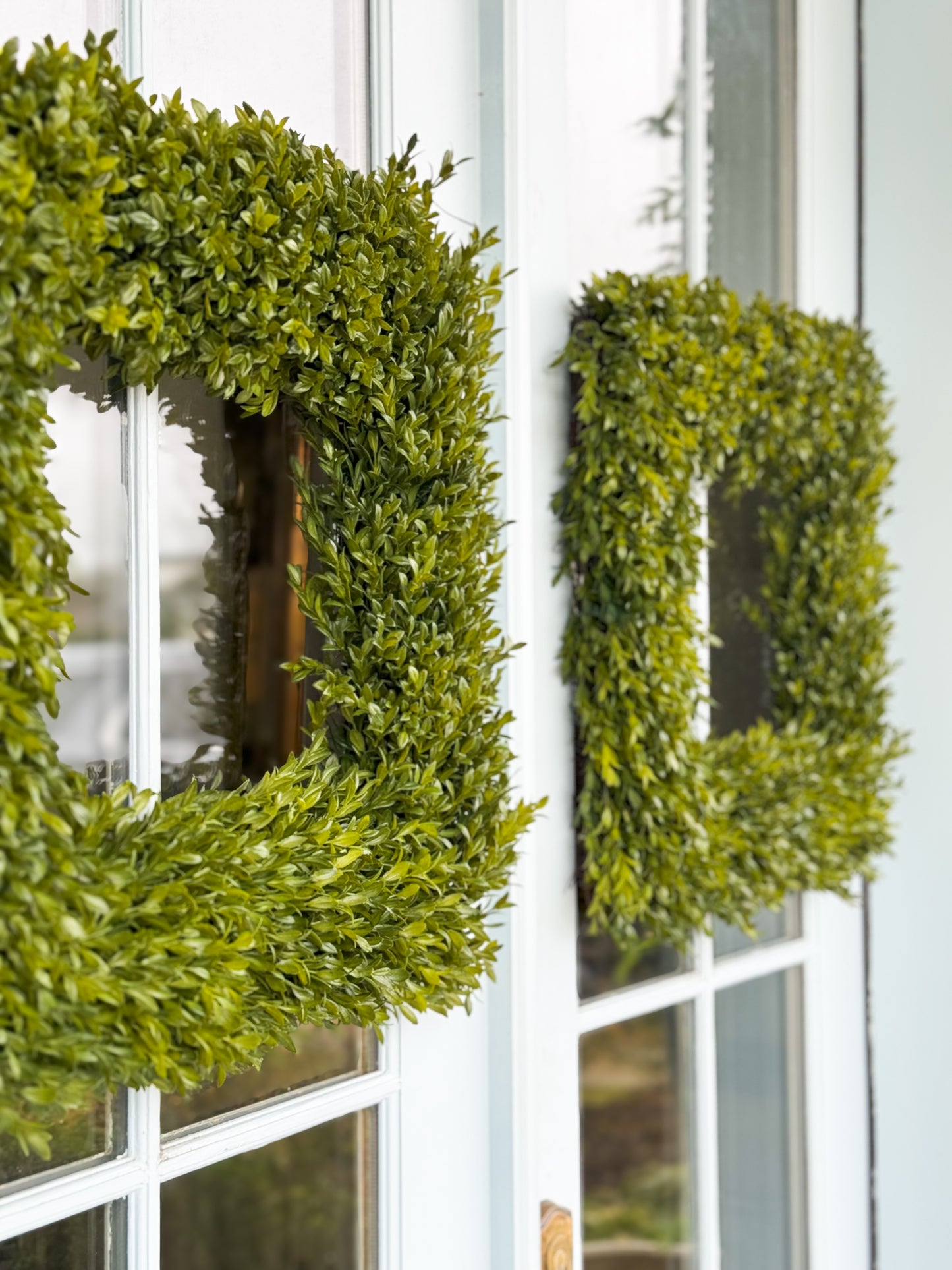 Square Tealeaf Wreath