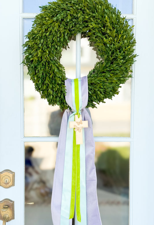Le Papillon Wreath And Sash
