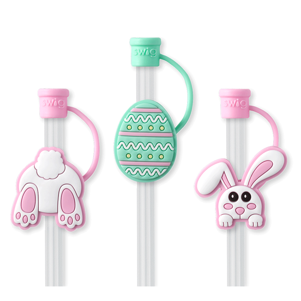 Bunny Trail Straw Toppers
