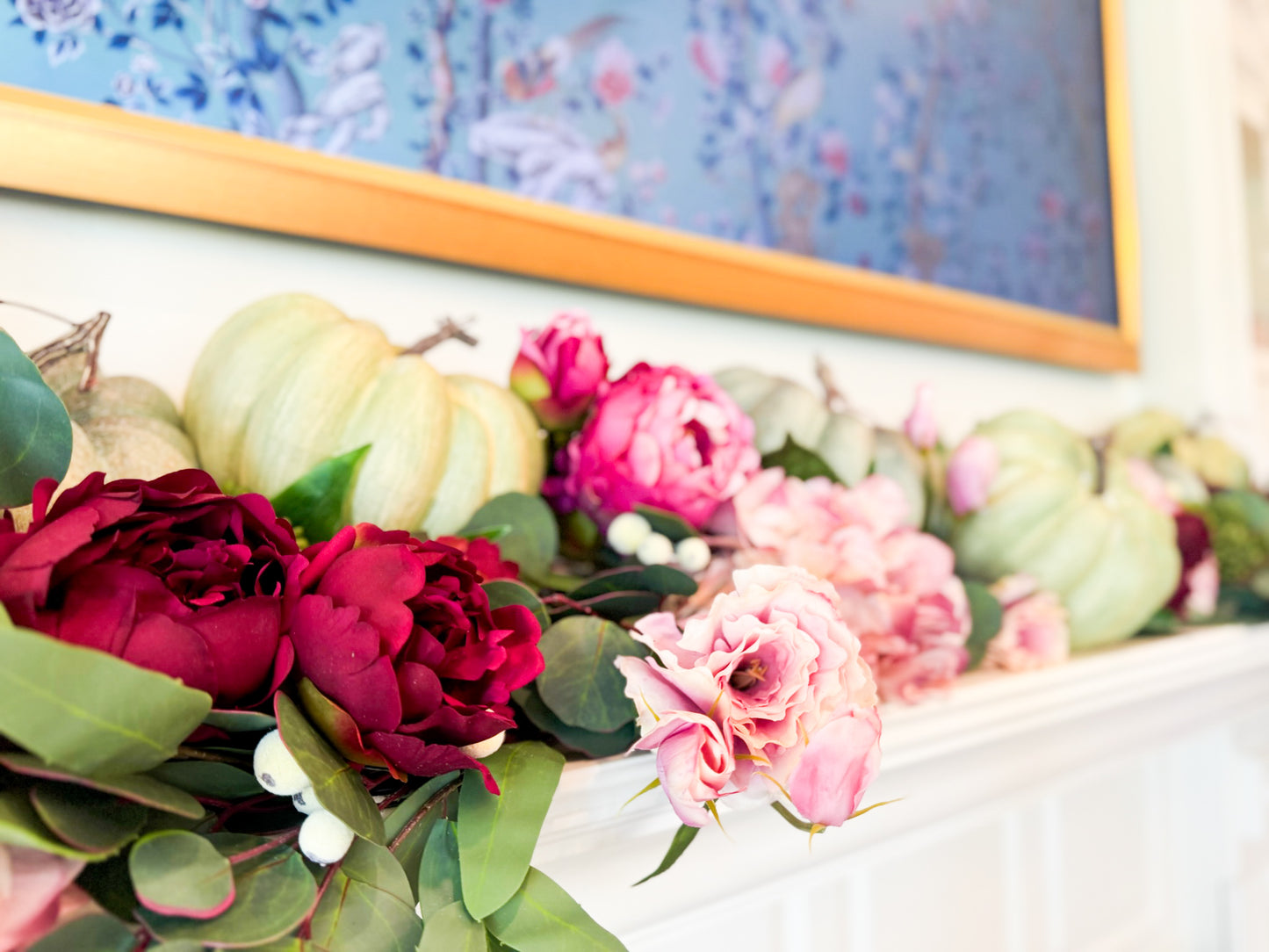 Peony Harvest Fall Décor Box