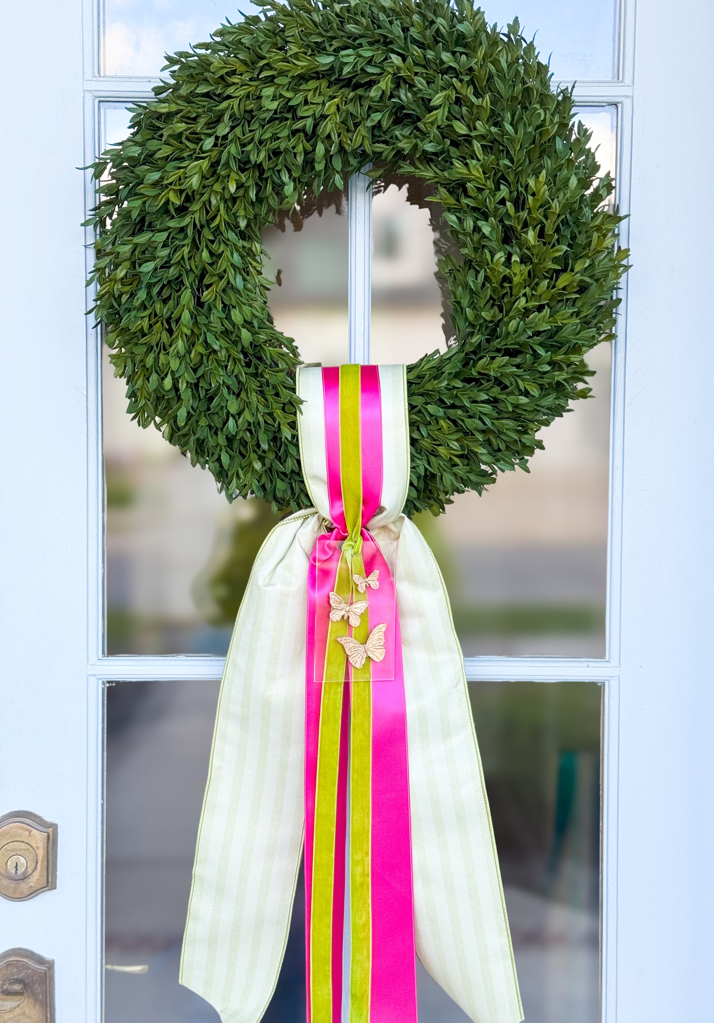 Le Papillon Wreath And Sash
