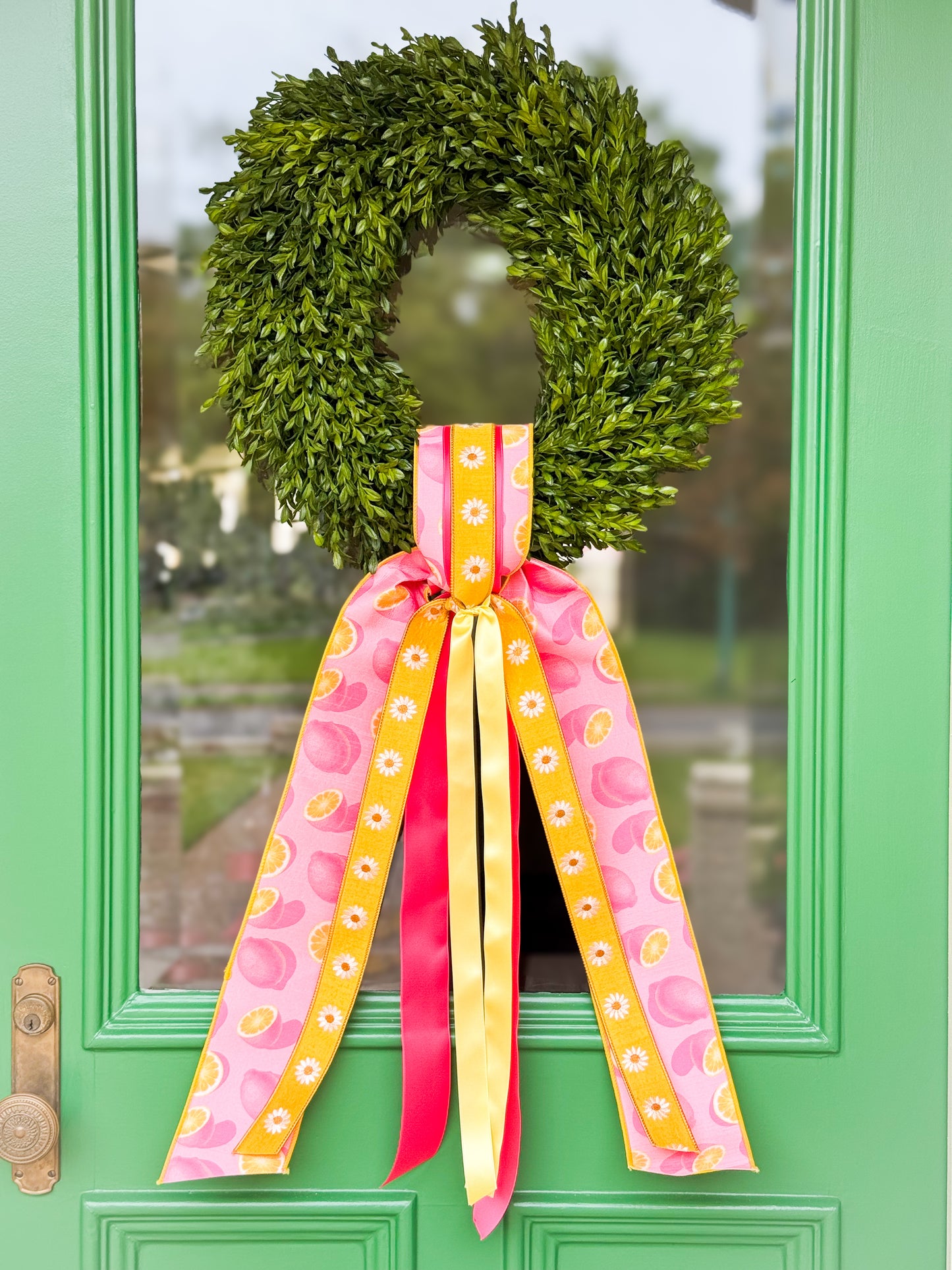 The Citrus And Sunshine Tea Leaf Wreath