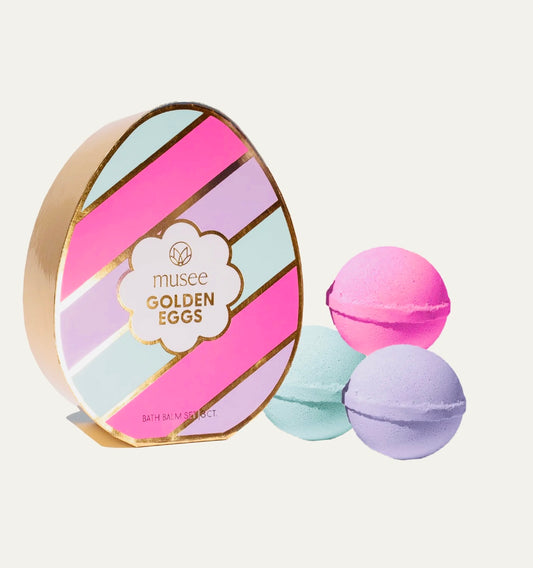 Musee Golden Egg Bath Balm Set