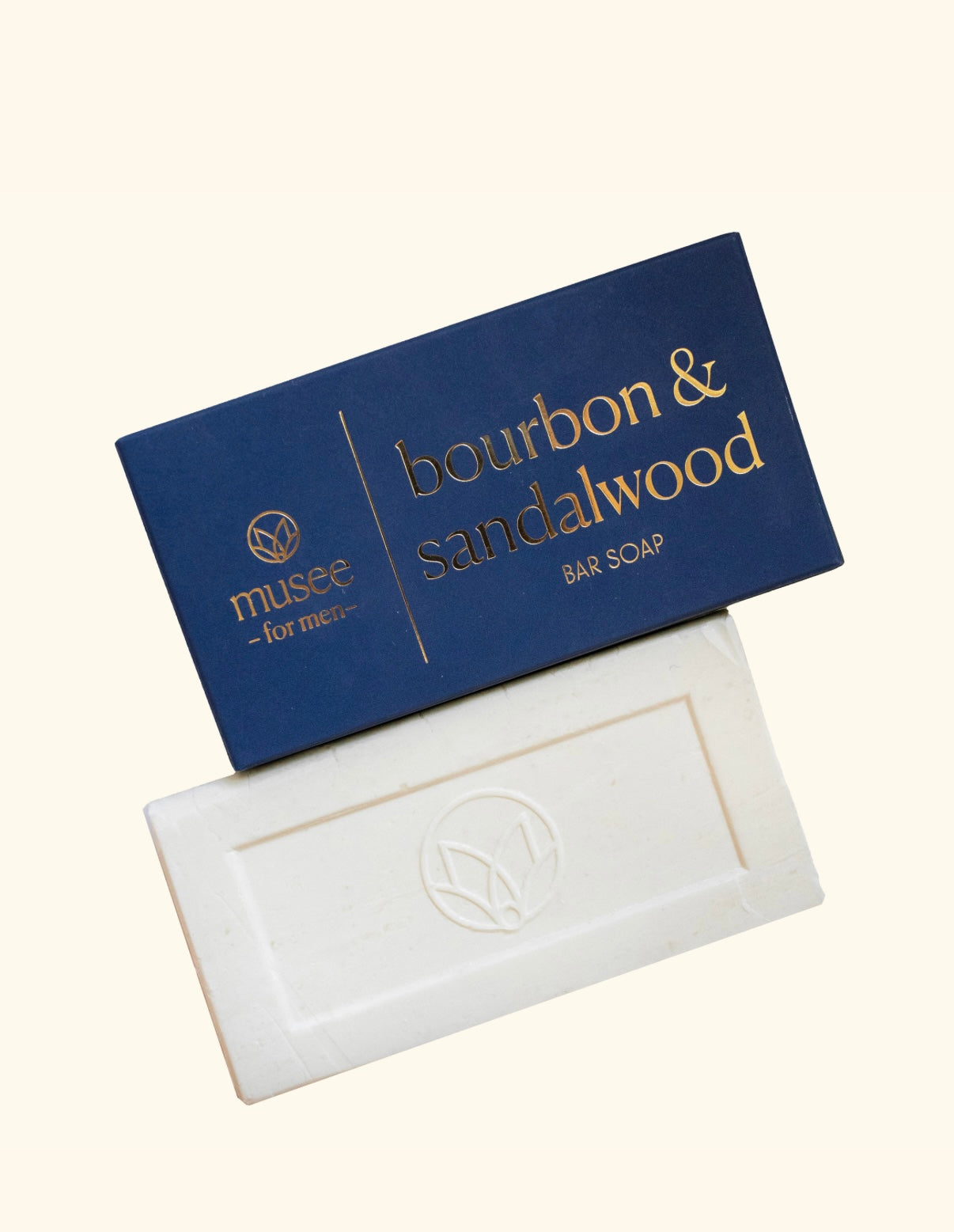 musee for men Bourbon & Sandalwood Bar Soap
