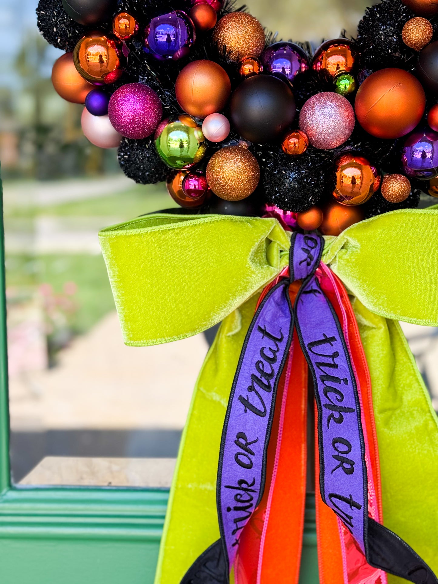 Bewitched Baubles Halloween Wreath