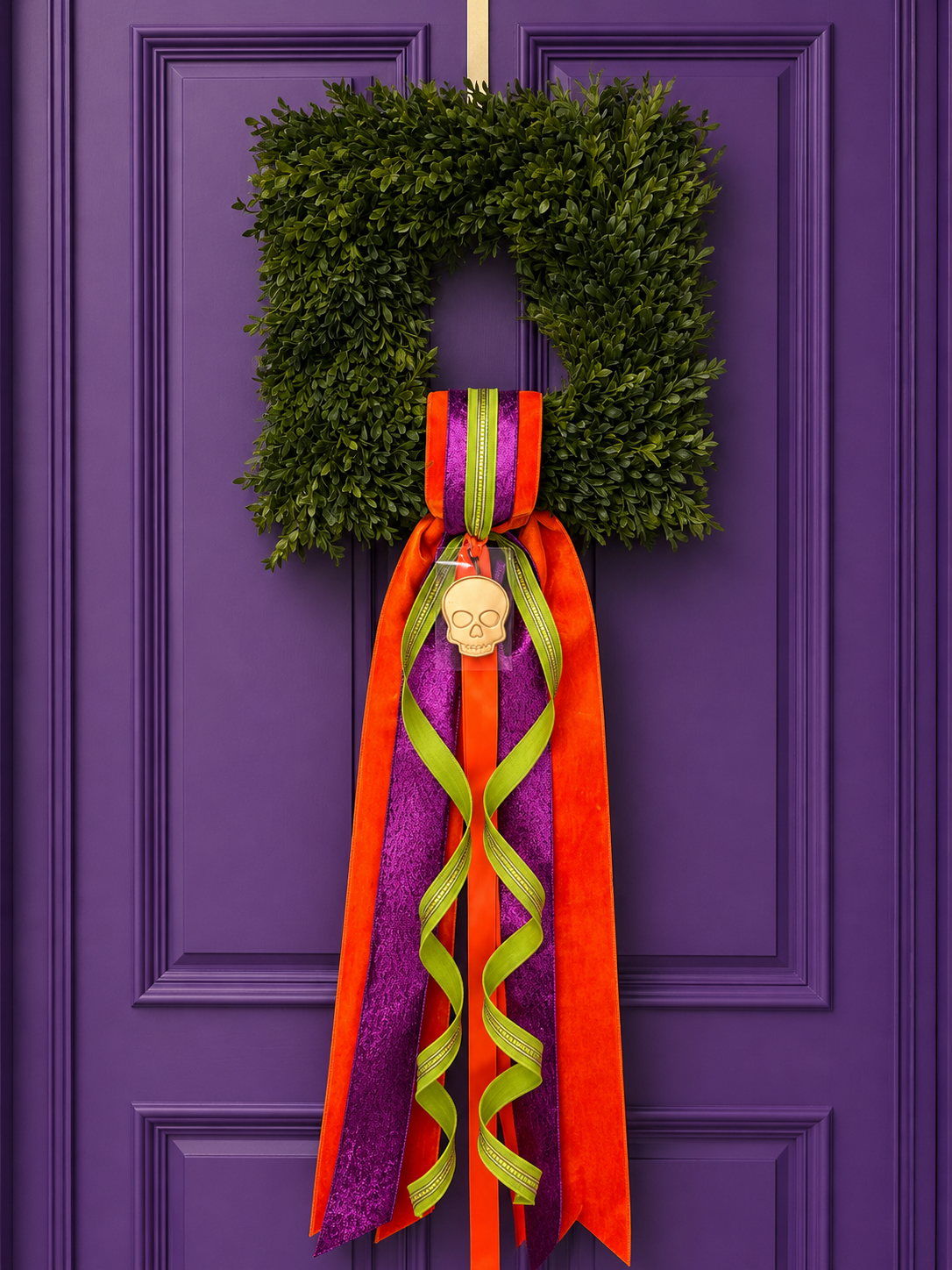 Hocus Pocus Tea Leaf Wreath
