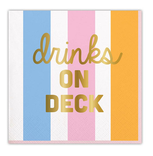 Drinks On Deck Beverage Napkins