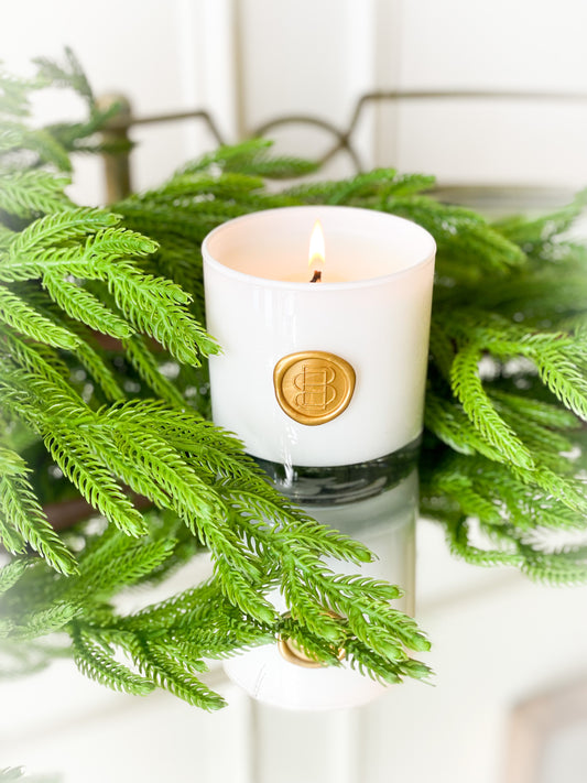 Believe Holiday Blanc Box Candle