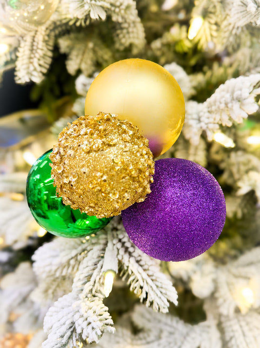 Mardi Gras Ornament Pick