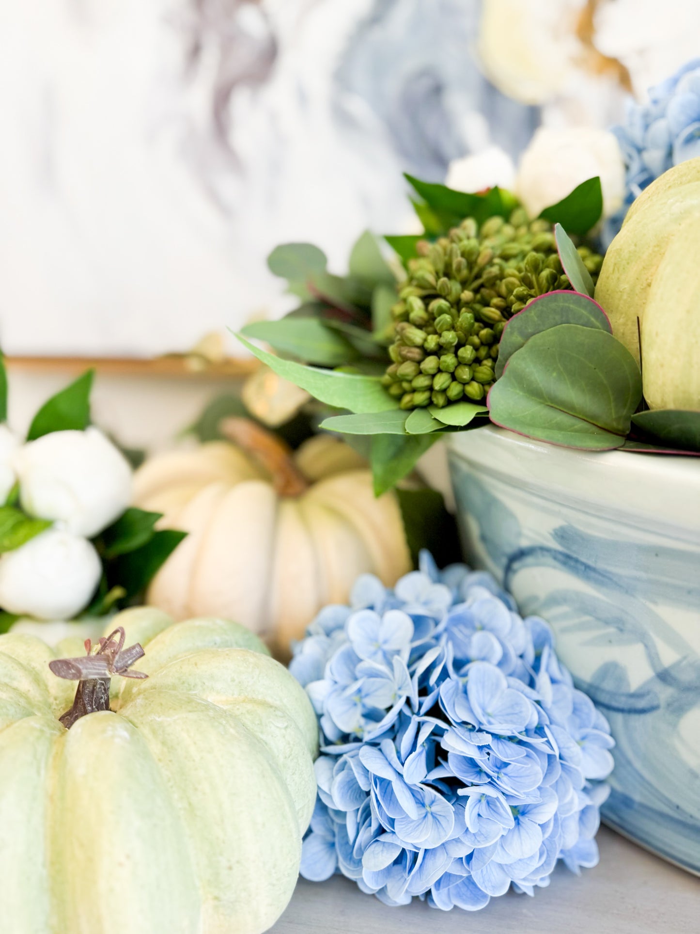 The Harvest Bleu Fall Decor Box