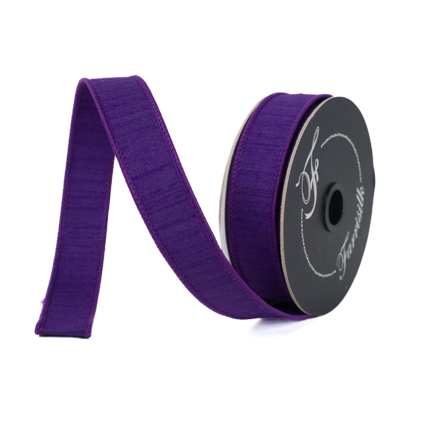 Purple Dupion Ribbon