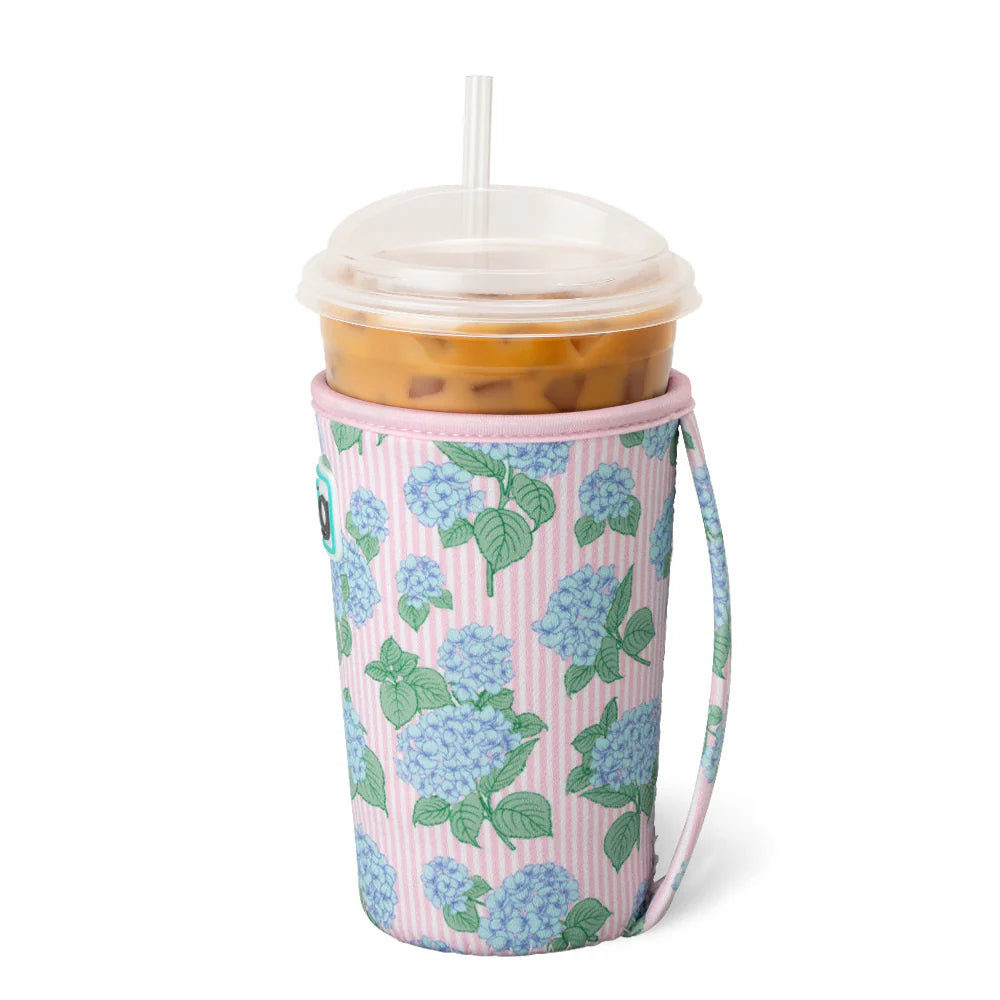 SWIG Hydrangeas Medium Insulated Cup Coolie 22-28oz