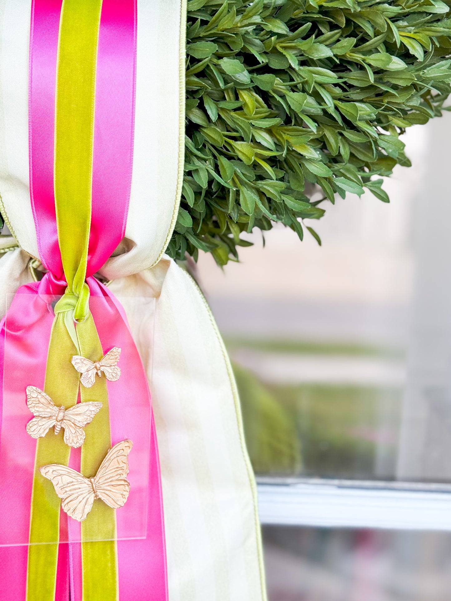 Le Papillon Wreath And Sash