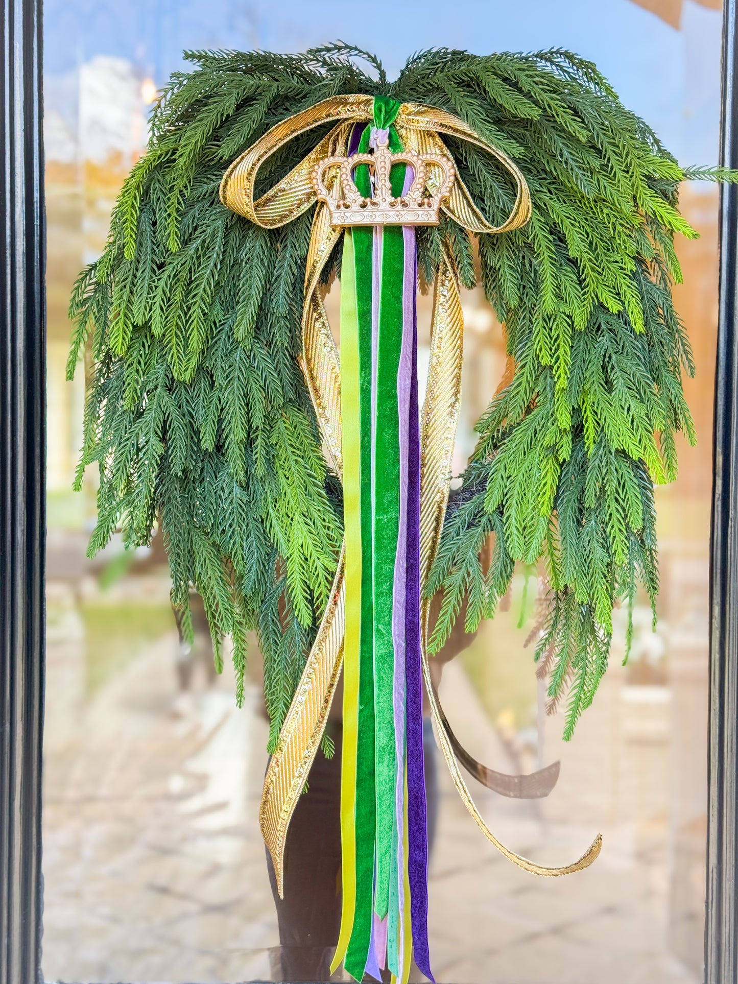 Queen Of The Krewe Wreath
