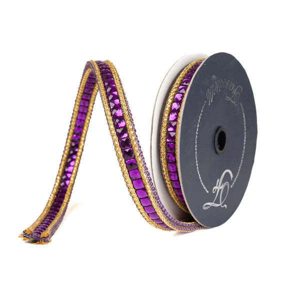 Gemstone Garland Purple