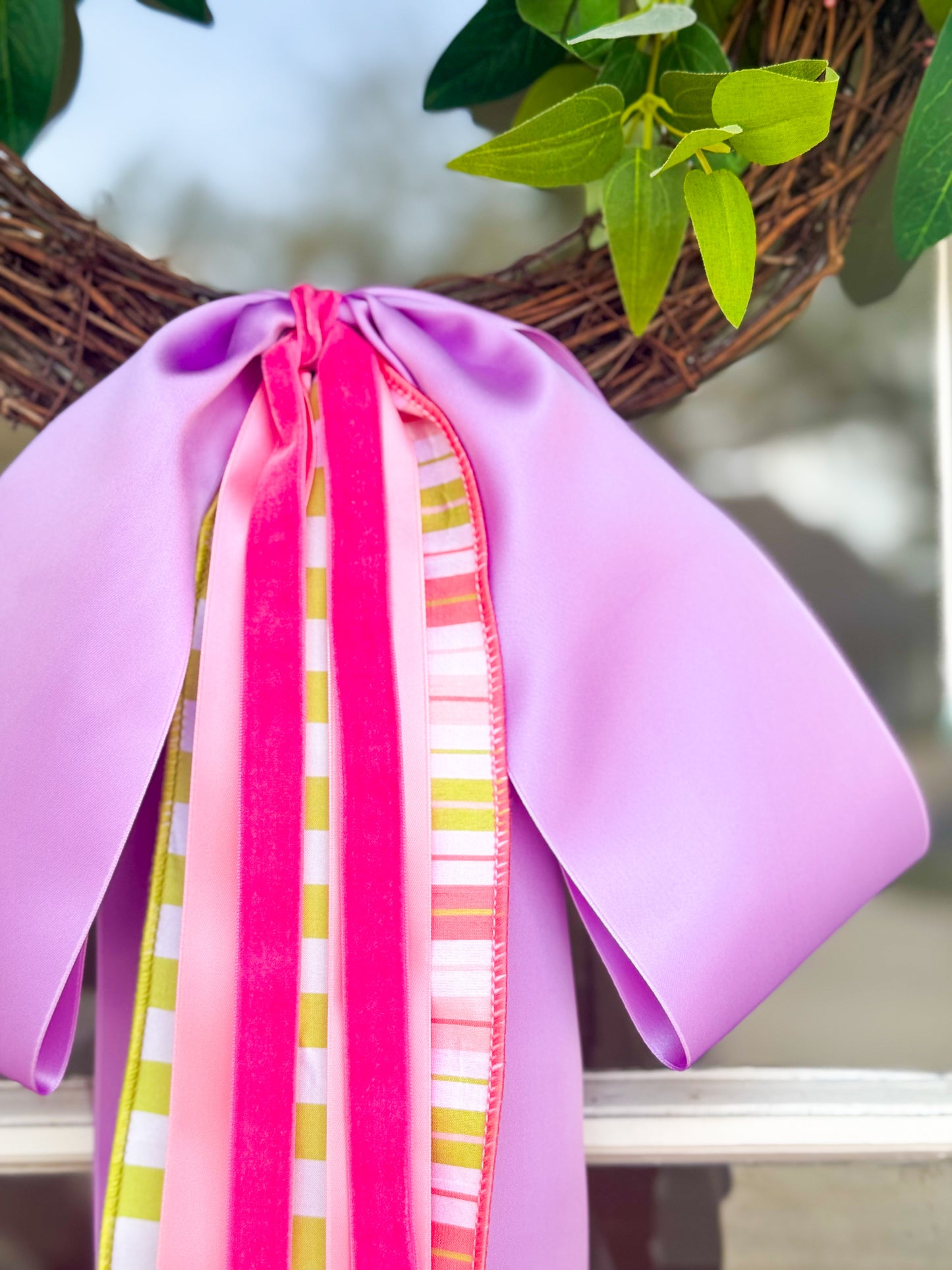 Bunny Beauty Lavender Wreath