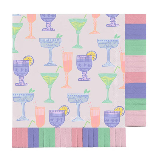 Fringe Napkins - Cocktail