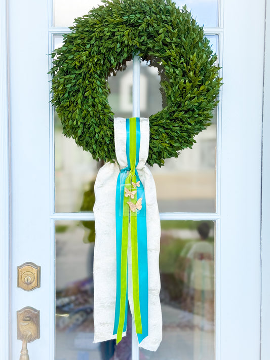 Le Papillon Wreath And Sash